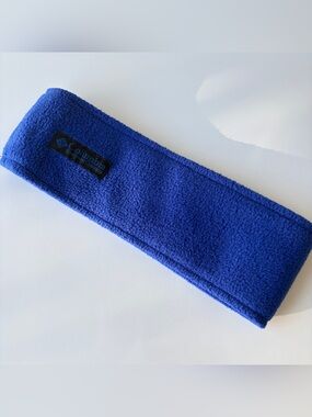 Vintage Columbia Head Band Fleece Stretch Ear Tube Warmer Women’s Men’s OS Blue